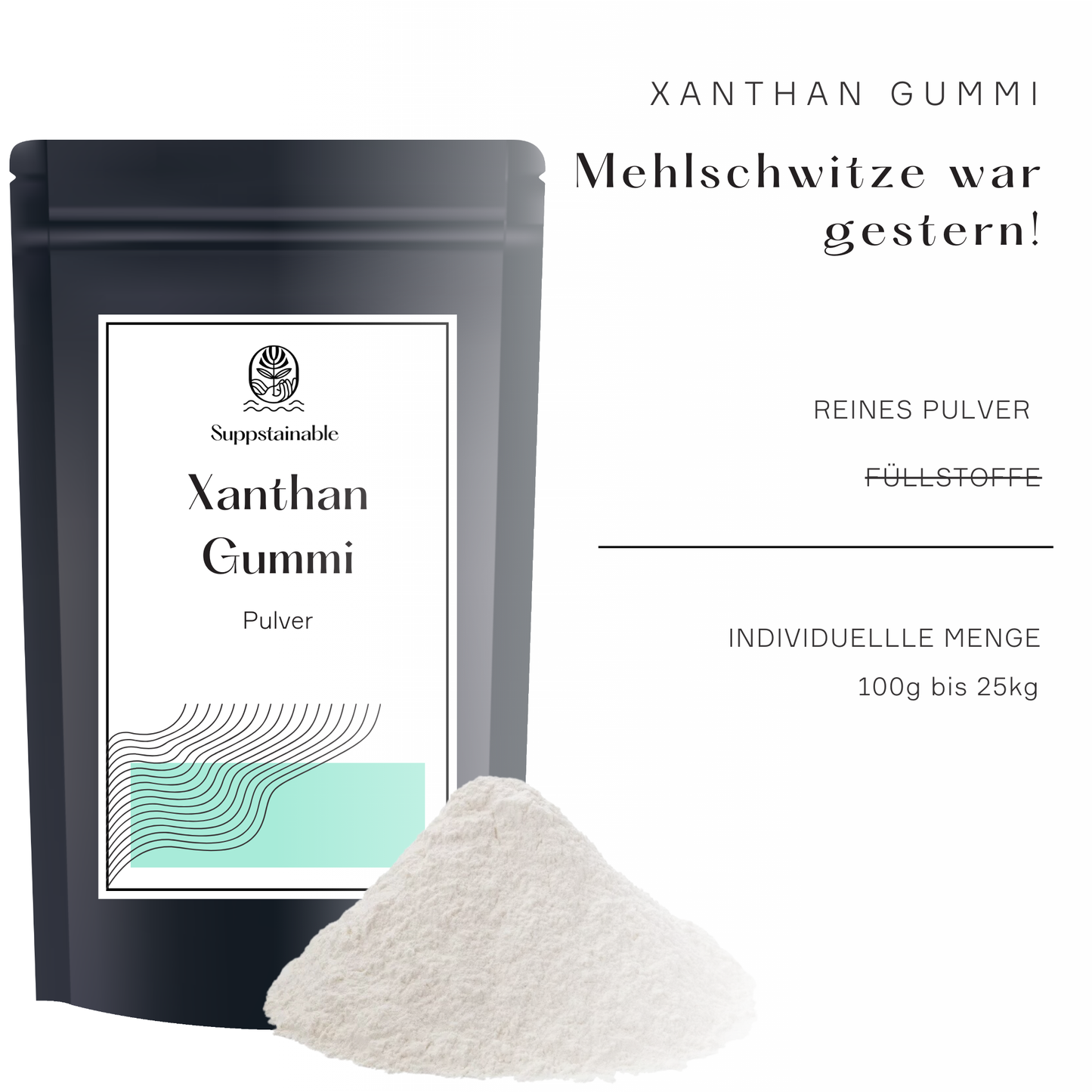 Xanthan Gum E415 Pulver